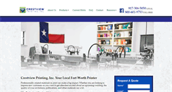 Desktop Screenshot of crestviewprinting.com